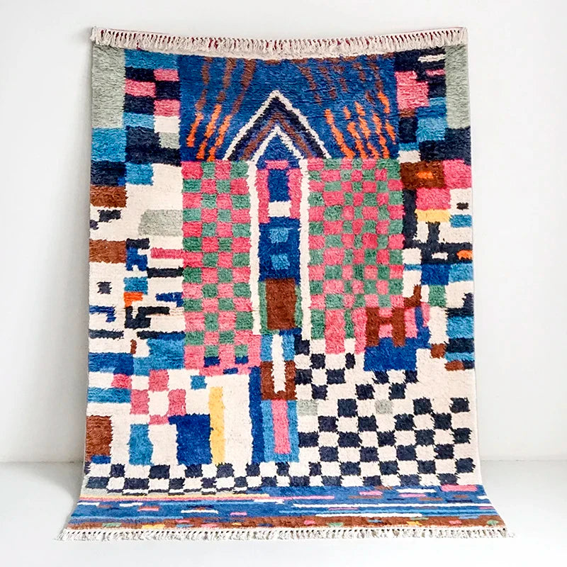 tapis berbère coloré 120x180cm