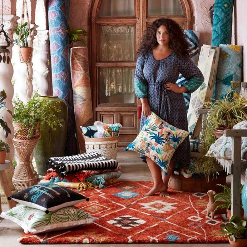 tapis bohème chic