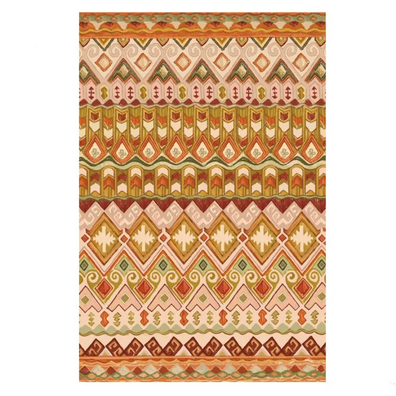 tapis bohème coloré 80x120cm