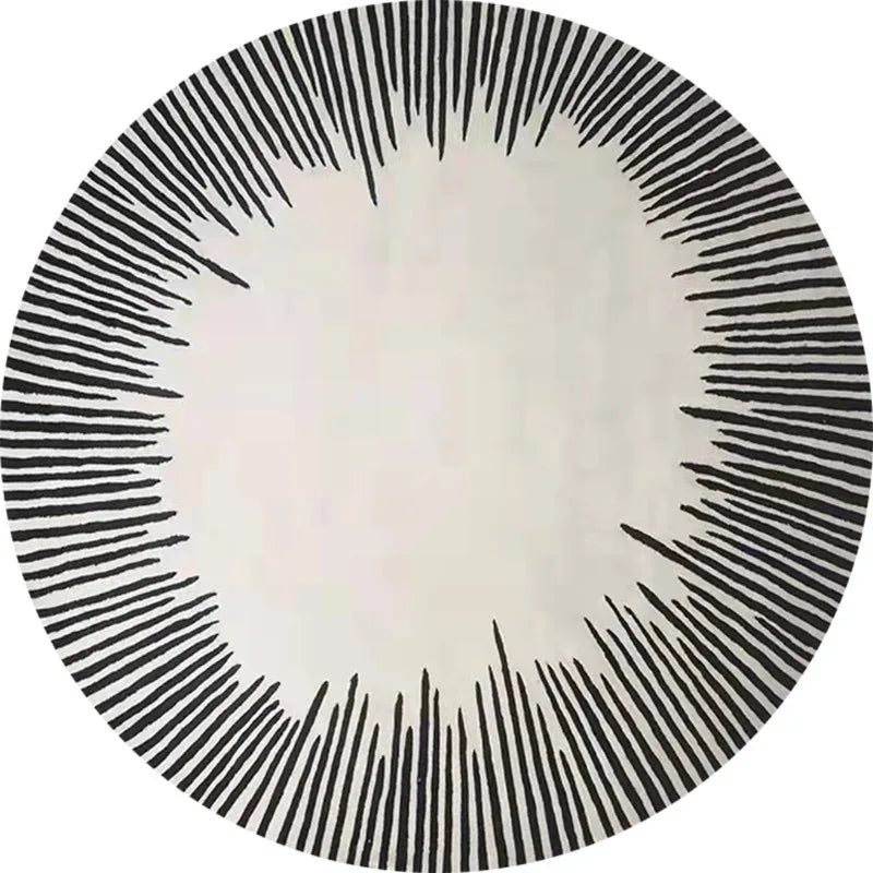 tapis chambre à coucher moderne 80x80cm