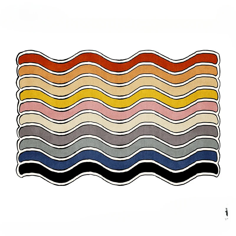 tapis chambre arc en ciel 80x120cm