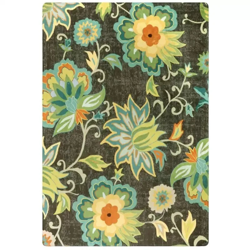 tapis chambre fleurs 40x60cm