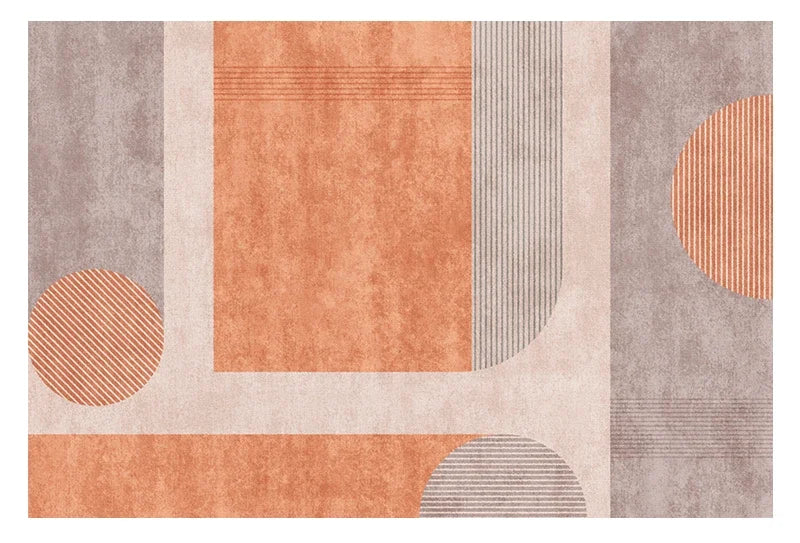 tapis contemporain abstrait 60x90cm