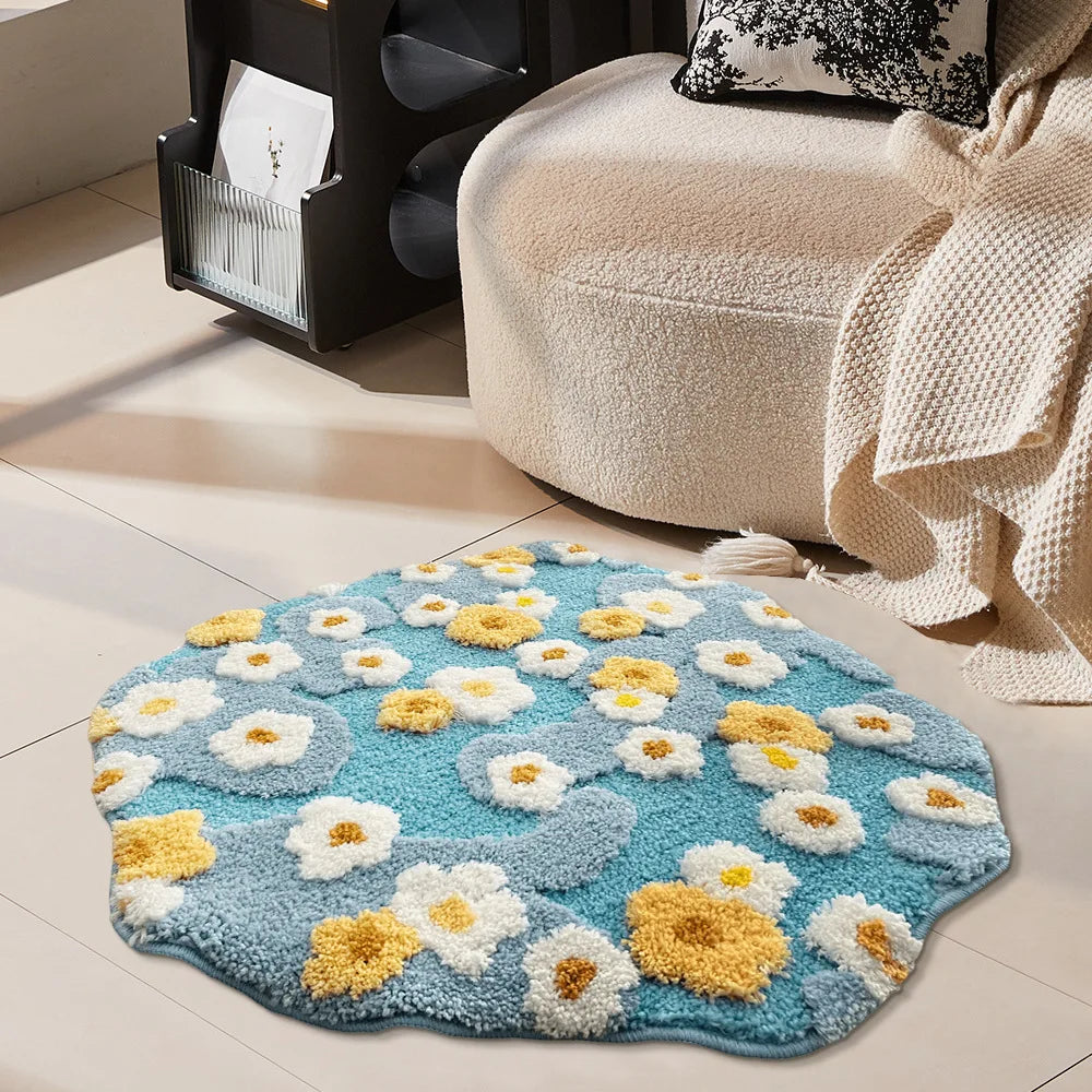tapis contemporain design 100x105cm