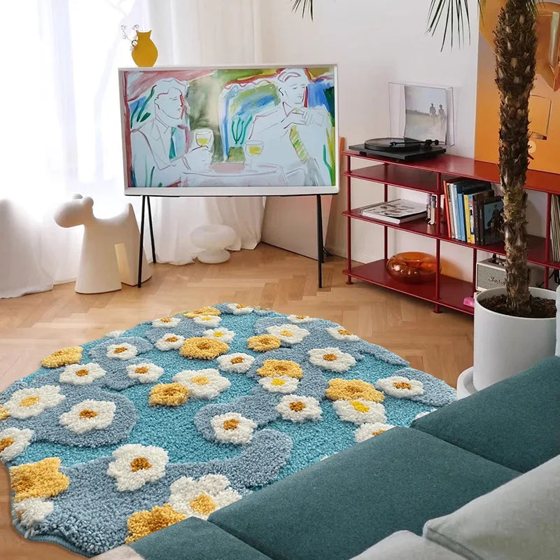 tapis contemporain design 100x105cm