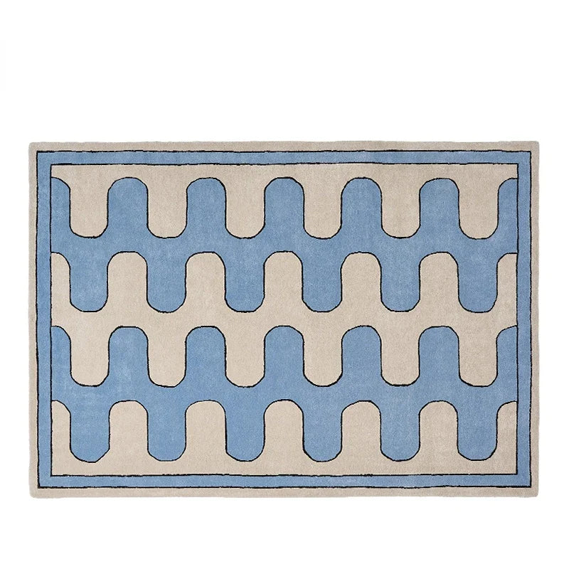 tapis contemporain luxe 80x120cm