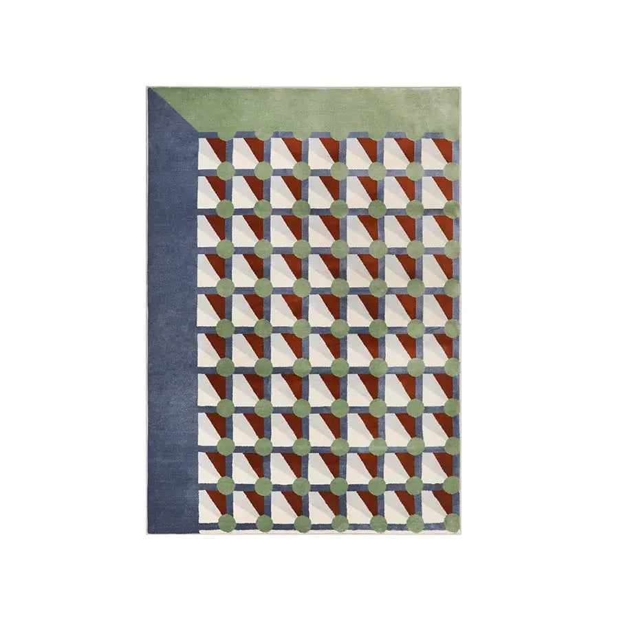 tapis damier 200x300 55x150cm