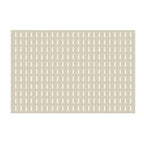 tapis damier beige 50x80cm