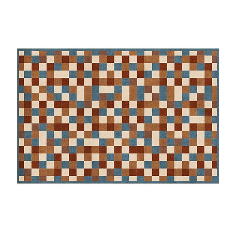 tapis damier coloré 50x80cm