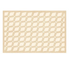 tapis damier multicolore 60x90cm