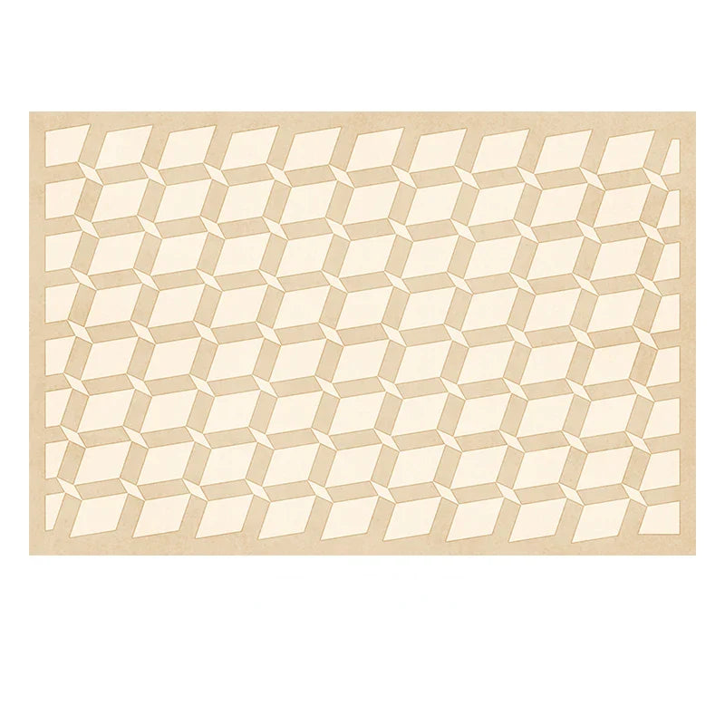 tapis damier multicolore 60x90cm
