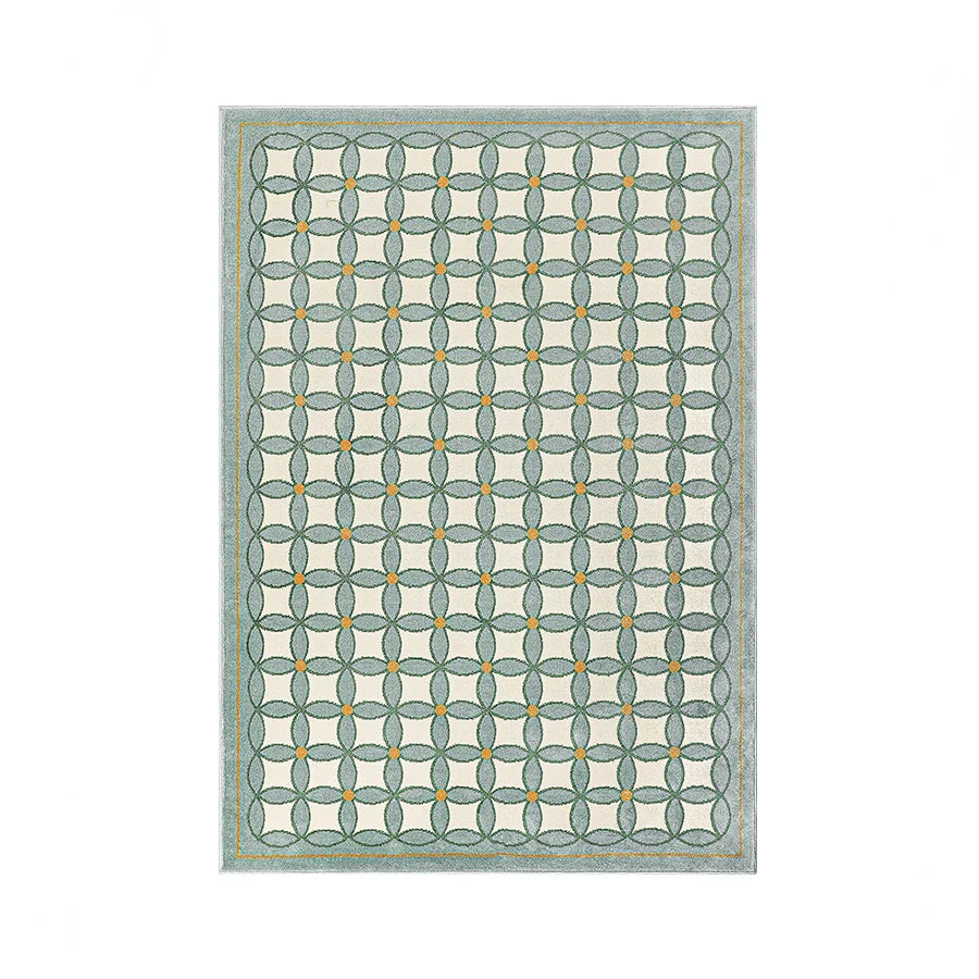tapis damier salon 55x150cm