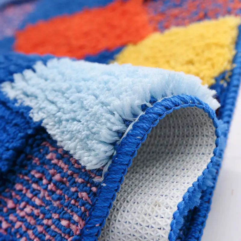 tapis de bain coloré