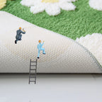 tapis de bain coloré