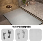 tapis de bain diatomite