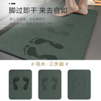 tapis de bain en diatomite