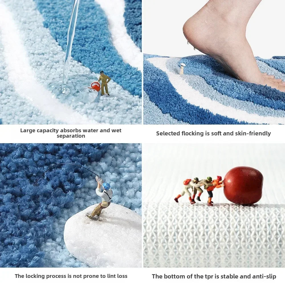 tapis de bain terracotta