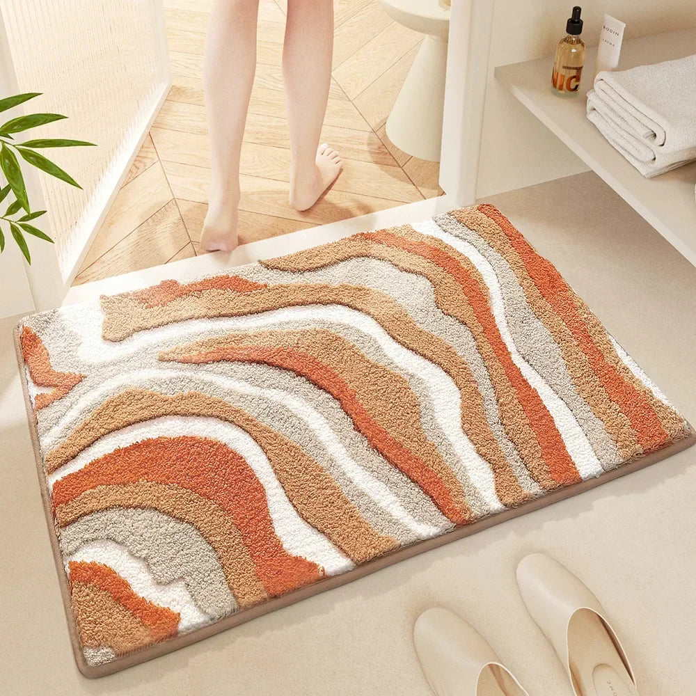 tapis de bain terracotta 40x60cm