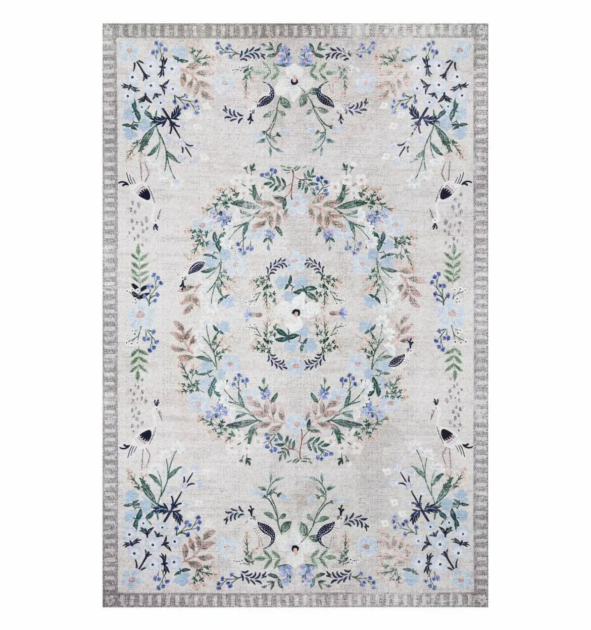 tapis de fleurs 60x90cm