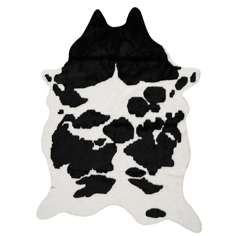 tapis de peau de vache 80x120cm