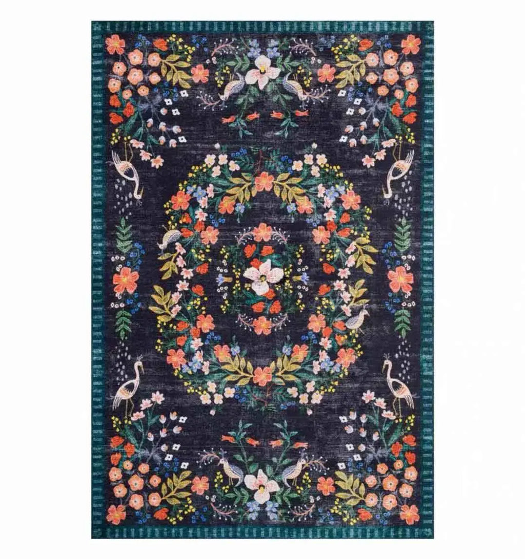 tapis des fleurs 60x90cm