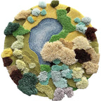 tapis design rond 100cm