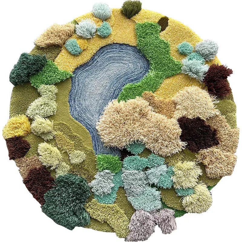 tapis design rond 100cm