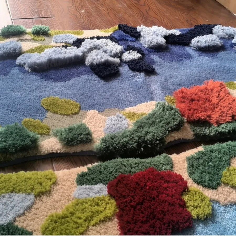 tapis design rond 100cm