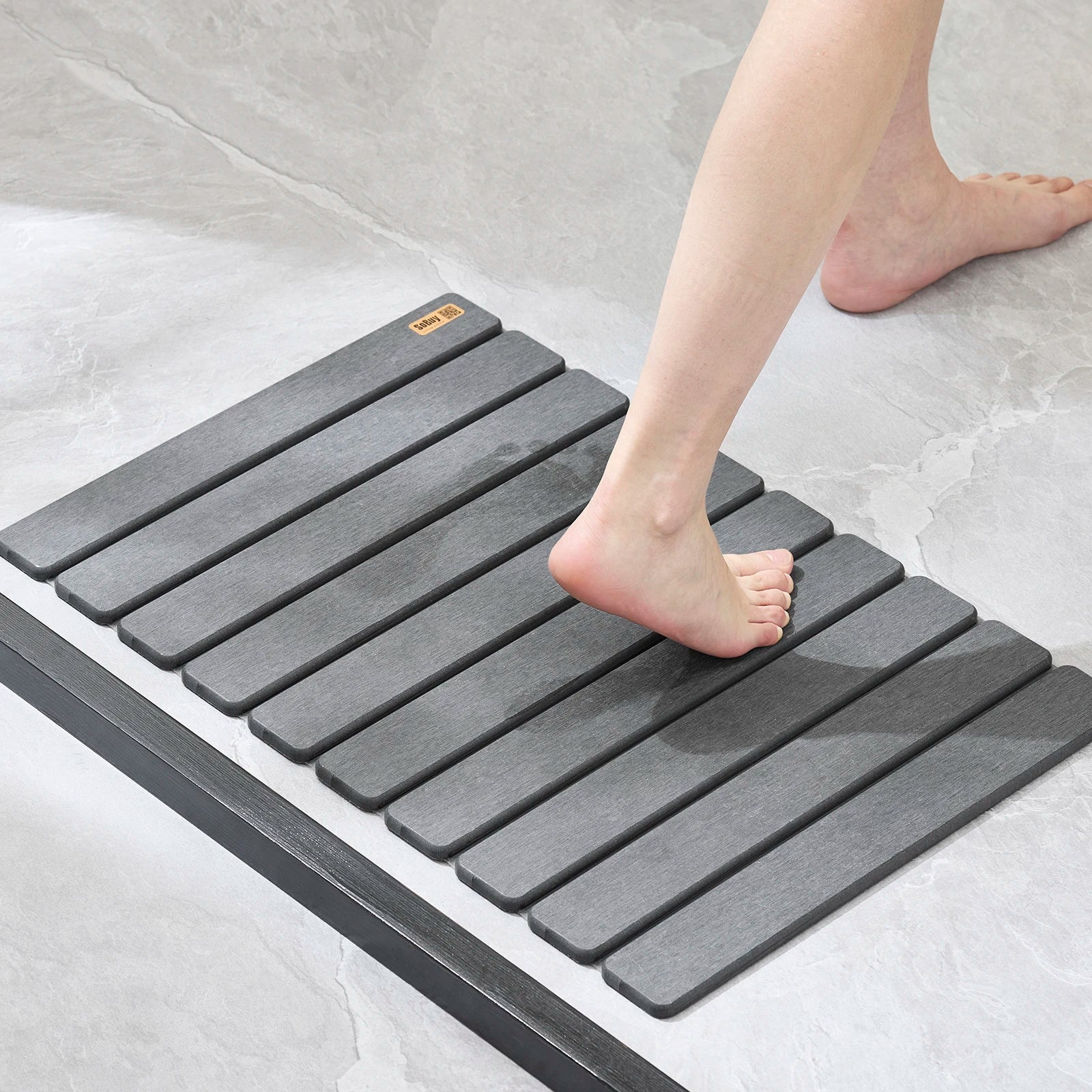 tapis douche diatomite