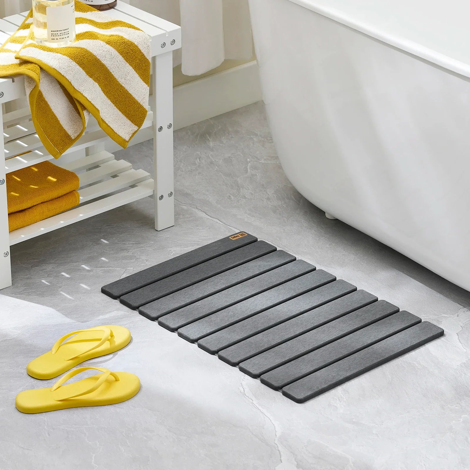 tapis douche diatomite