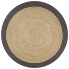 tapis en jute rond