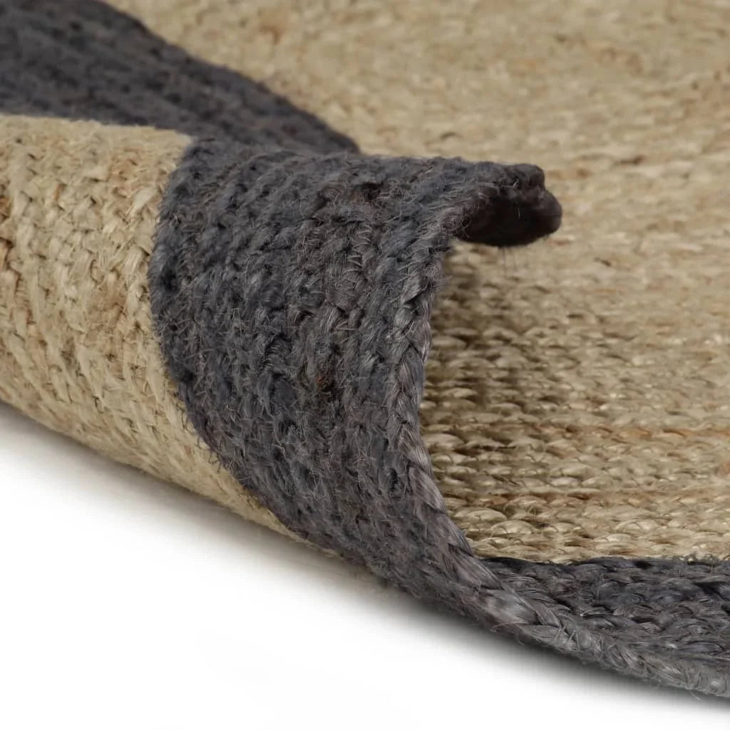 tapis en jute rond