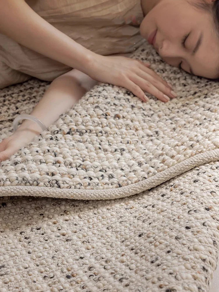 tapis en laine fait main