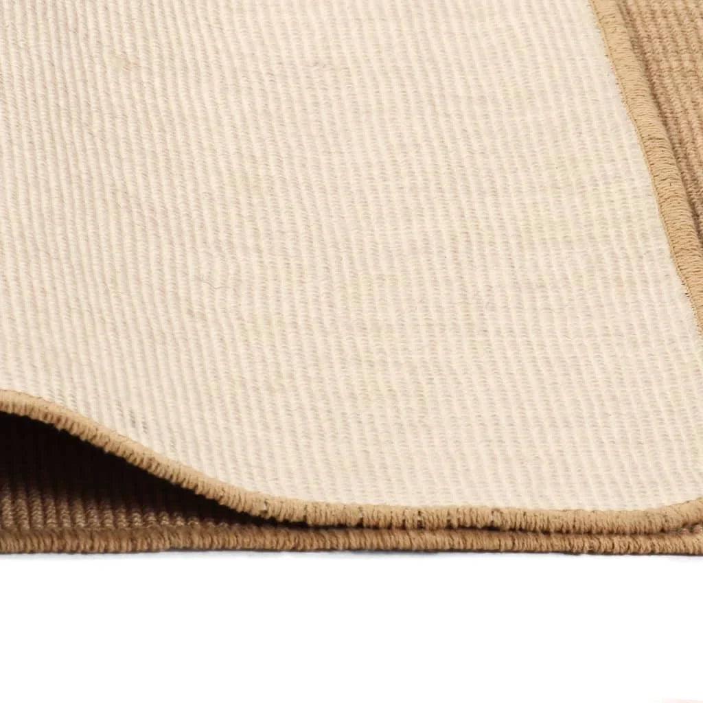 tapis en toile de jute