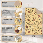 tapis fleuri