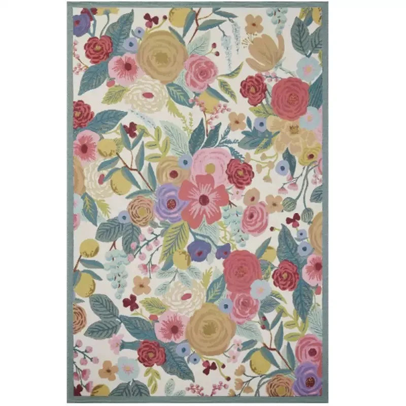 tapis fleuri 40x60cm