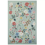tapis fleuri style anglais 40x60cm