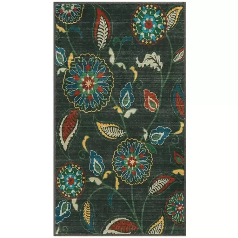 tapis fleurs 40x60cm