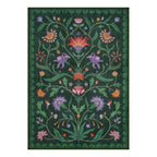 tapis fleurs vintage 40x60cm