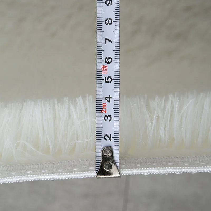 tapis fluffy violet