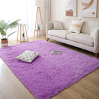 tapis fluffy violet 40x60cm