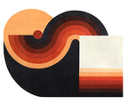 tapis forme irrégulière 120x160cm