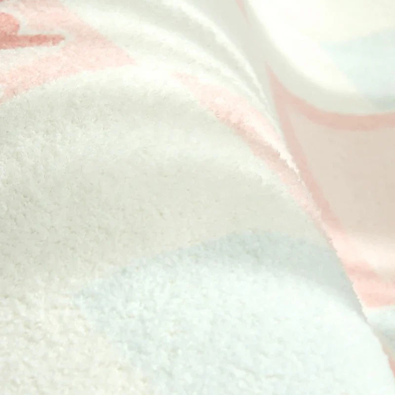 tapis forme irrégulière coloré