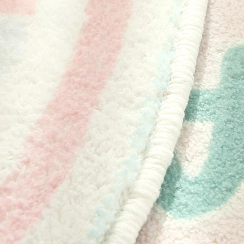 tapis forme irrégulière coloré