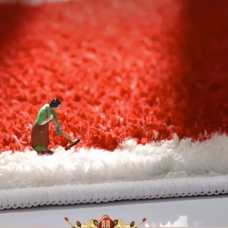 tapis géométrique coloré