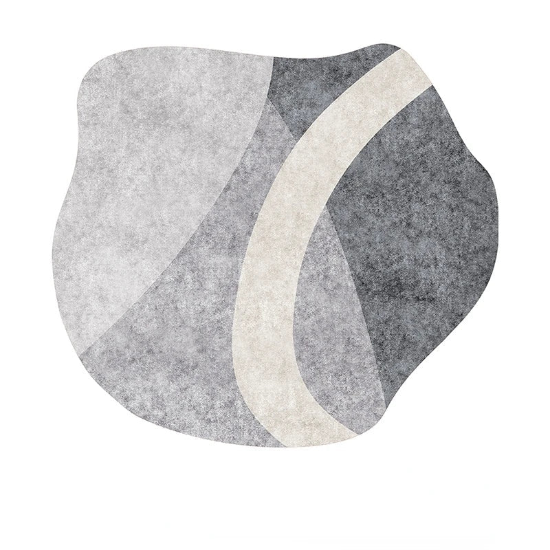 tapis gris chambre de bébé 80cm