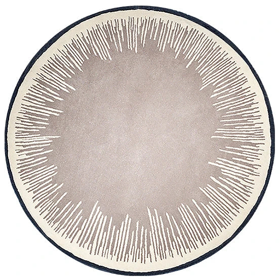 tapis gris moderne 80x80cm