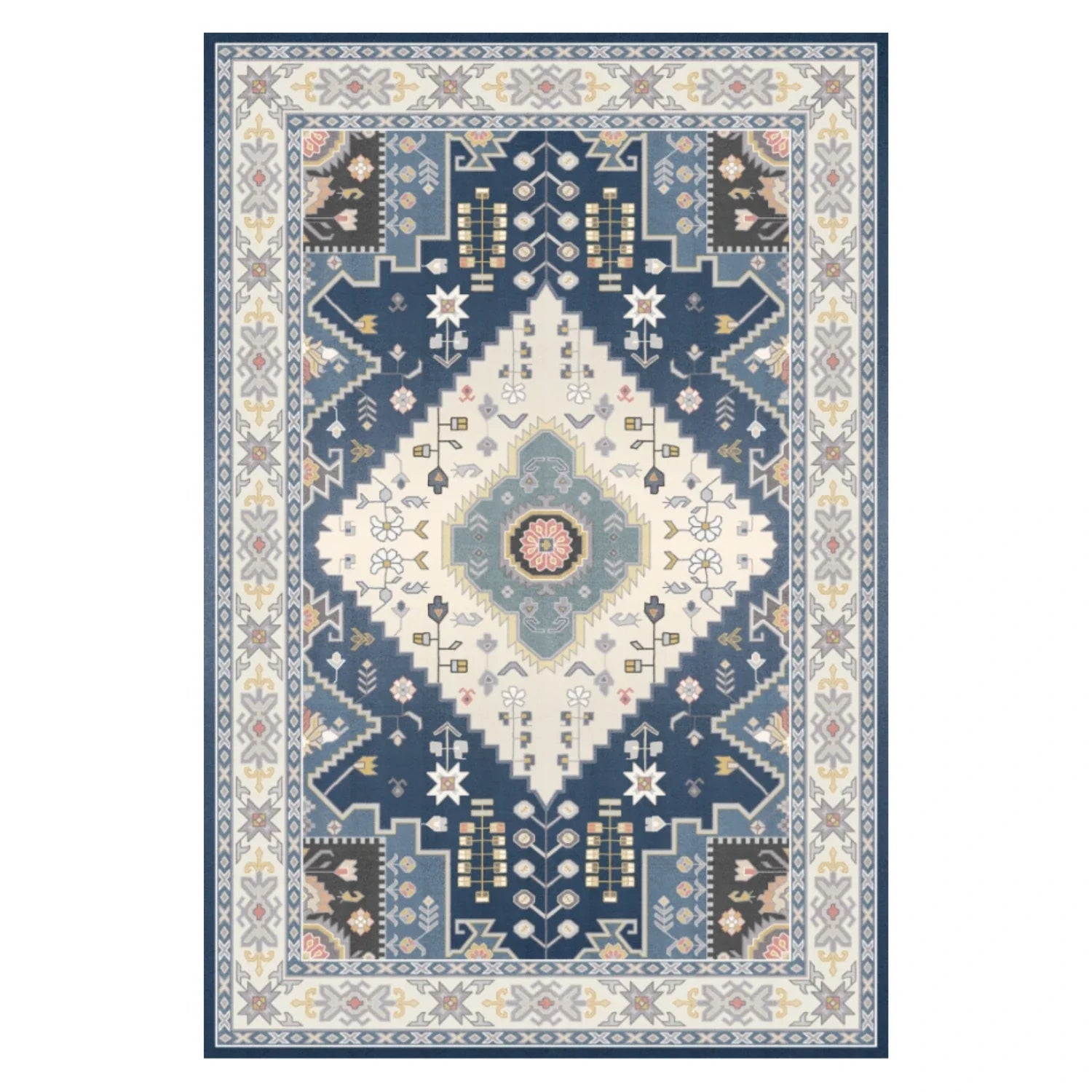 tapis indien amérique 40x60cm