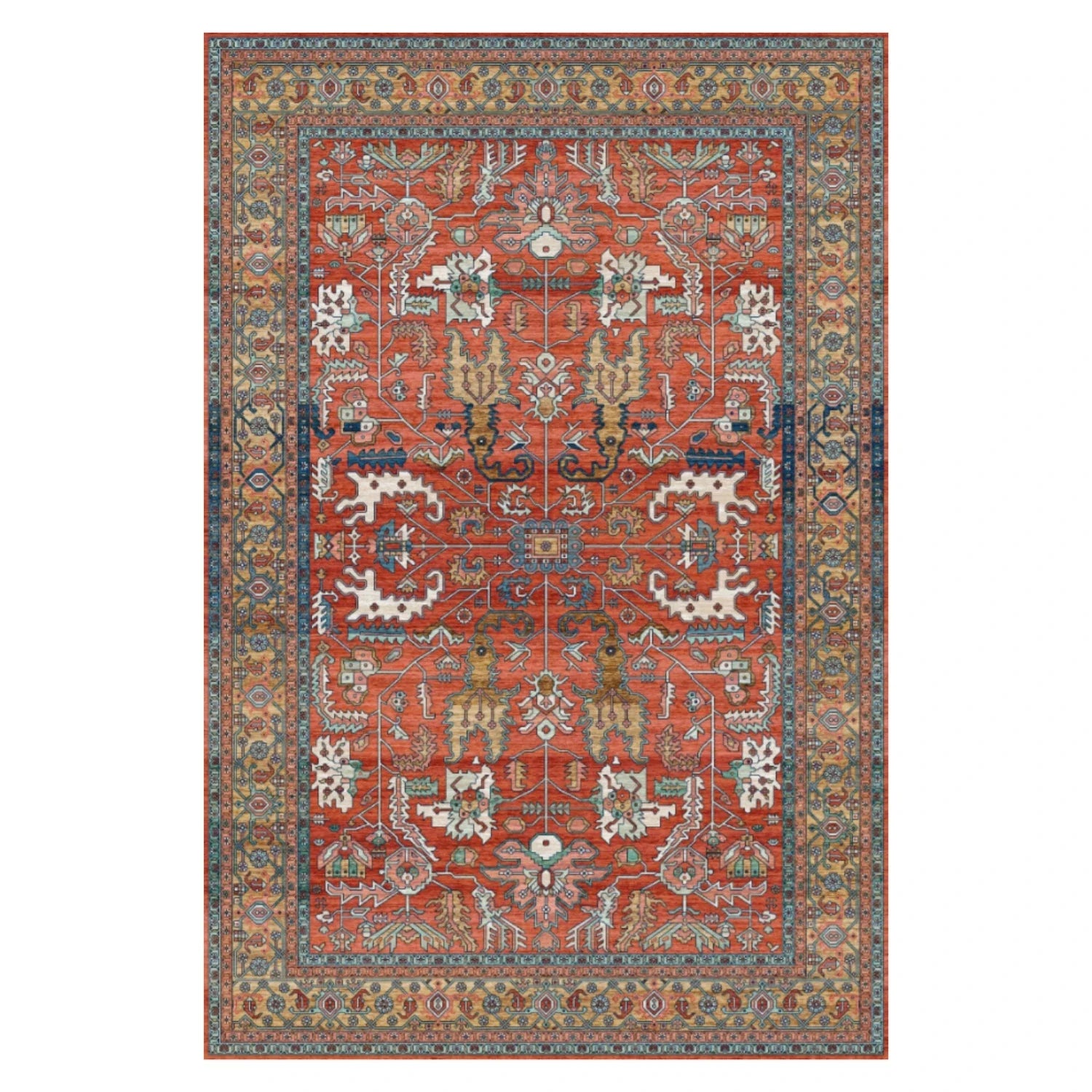 tapis indien moderne 40x60cm