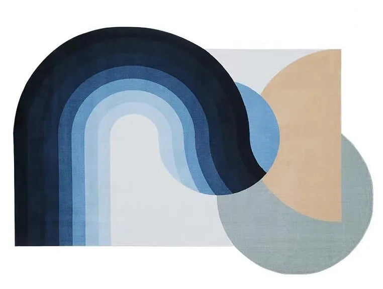 tapis irrégulier nordique 120x160cm